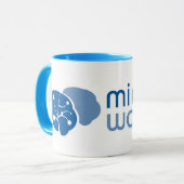 Denkrichtung bearbeitet Kaffee-Tasse Tasse (Vorderseite Links)