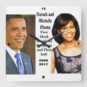DENKWÜRDIGE BARACK UND MICHELLE OBAMA Uhr