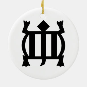 Denkyem   Symbol für Anpassungsfähigkeit und Keramik Ornament