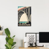 Denmark Art Jutland Print Funen Travel Poster (Heimbüro)