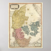 Denmark Atlas Map Poster (Vorne)