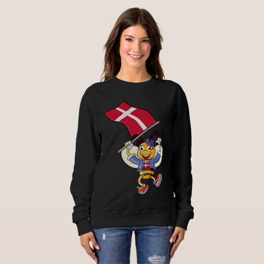 Denmark Bee Sweatshirt (Vorne ganz)
