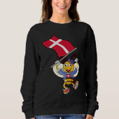 Denmark Bee Sweatshirt (Vorderseite)
