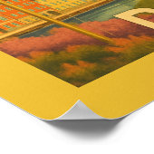 Denmark Castle Windmill Poster (Ecke)