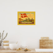Denmark Castle Windmill Poster (Küche)