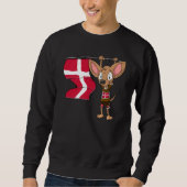 Denmark Chihuahua Sweatshirt (Vorderseite)
