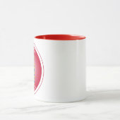 Denmark Coat of Arms Circle Shape  Tasse (Zentrum)
