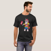 Denmark Crazy Unicorn T-Shirt (Vorne ganz)