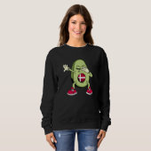Denmark Danish Soccer Team Dabbing Avocado Danish  Sweatshirt (Vorne ganz)