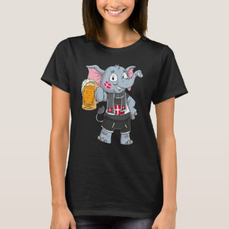 Denmark fan elephant T-Shirt