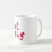 Denmark flag and map kaffeetasse (VorderseiteRechts)