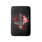 Denmark flag badematte (Vorderseite Vertikal)