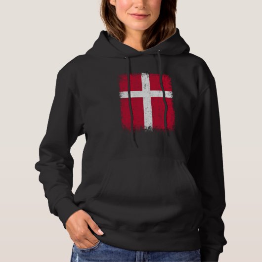 Denmark Flag Denmark Love Denmark Hoodie (Vorderseite)