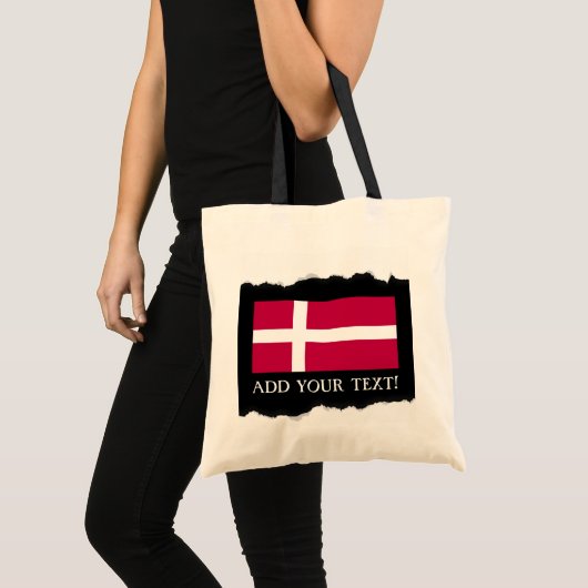 Denmark Flag Tragetasche (Vorderseite (Produkt))