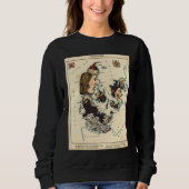 Denmark Illustrative Map Sweatshirt (Vorderseite)
