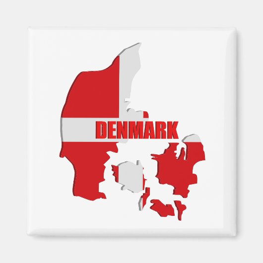 Denmark map magnet (Vorne)