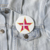 Denmark National Flag Star Shape Button (Beispiel)