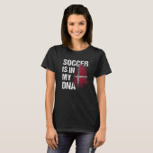 Denmark Soccer Danisch Football Dansk Futbol 1 T-Shirt (Vorne ganz)