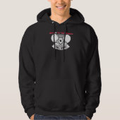 Denmark Table Tennis Support Danish Ping Pong Te Hoodie (Vorderseite)