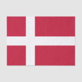 Denmark tissue paper, Danish Flag tissue paper Seidenpapier (Vorderseite)