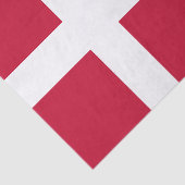 Denmark tissue paper, Danish Flag tissue paper Seidenpapier (Ausschnitt)