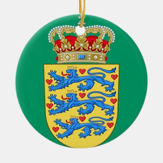 DENMARK*-, Weihnachtsverzierung/Danmark Juleuro Keramik Ornament (Vorne)