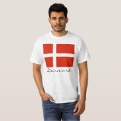 Denmark with Dannebrog T-Shirt (Vorne ganz)