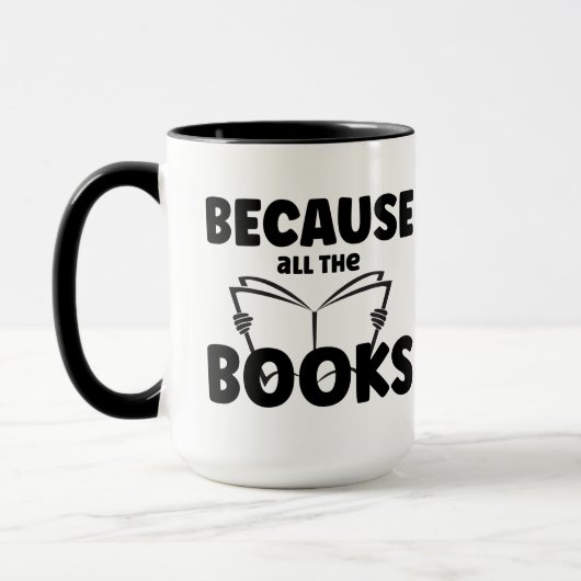 Denn alle Bücher Tasse (Links)