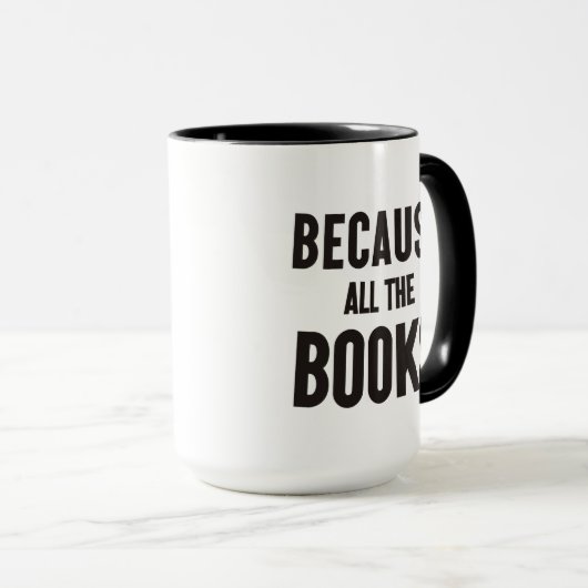 Denn alle Bücher Tasse (VorderseiteRechts)