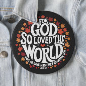 Denn also hat Gott die Welt geliebt Button (Beispiel)