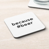 Denn Bier Getränkeuntersetzer (Linke Seite)