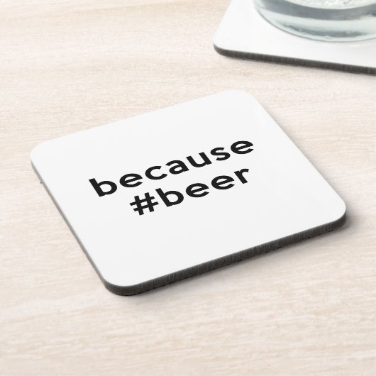 Denn Bier Getränkeuntersetzer (Linke Seite)