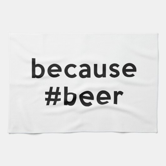 Denn Bier Küchentuch (Horizontal)