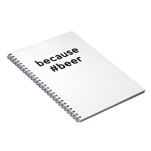 Denn Bier Notizblock (Rechte Seite)