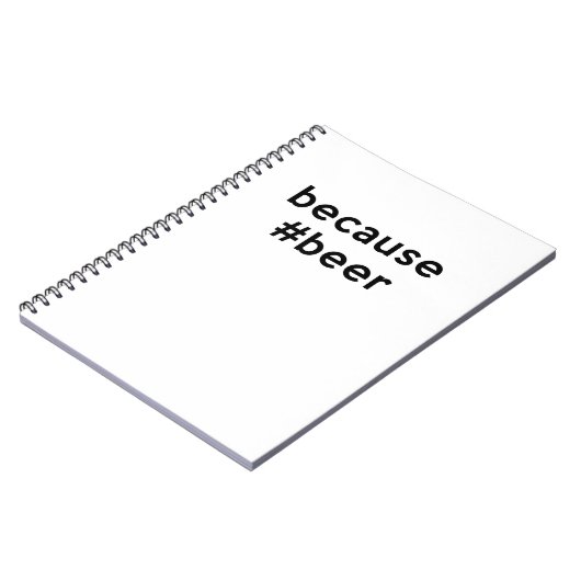 Denn Bier Notizblock (Linke Seite)