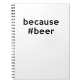 Denn Bier Notizblock (Vorderseite)