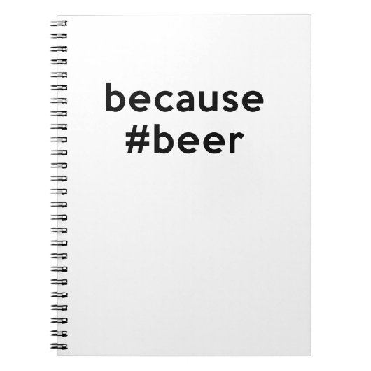 Denn Bier Notizblock (Vorderseite)