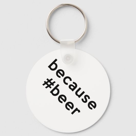 Denn Bier Schlüsselanhänger (Rückseite)
