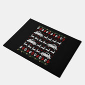 Denn Christmas Fußmatte (Schrägansicht)