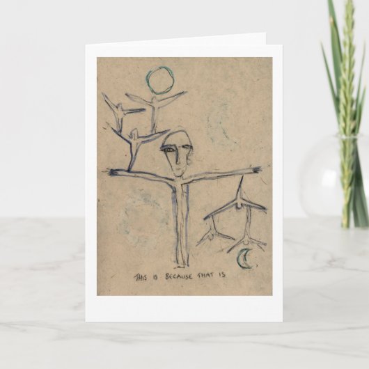 Denn das ist - Buddha unterrichtet Karte (Vorderseite)