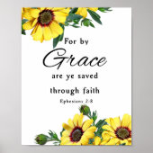 Denn durch Gnace seid ihr durch den Glauben gerett Poster (Vorne)