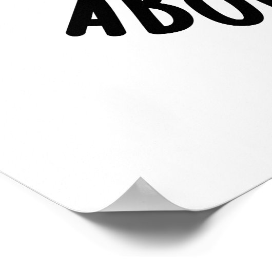 Denn es geht um den Baste Funny Turkey Pun Poster (Ecke)