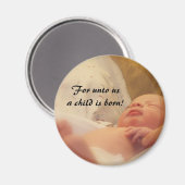 Denn für uns ist ein Kind geboren! Magnet (Vorderseite/Rückseite)