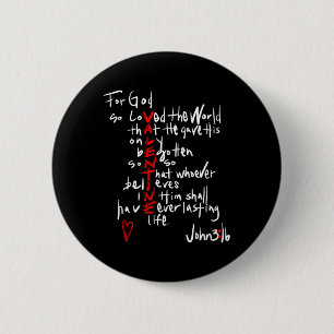 Denn Gott hat die Welt so geliebt, Jesus ist mein Button