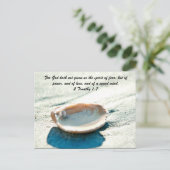 Denn Gott hat uns den Geist der Angst nicht gegebe Postkarte (Stehend Vorderseite)