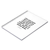 Denn Gott hat uns nicht gegeben | 2 Timothy 1:7 Notizblock (Linke Seite)