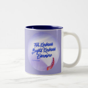 Denn Güte bringt immer mehr Güte hervor Zweifarbige Tasse