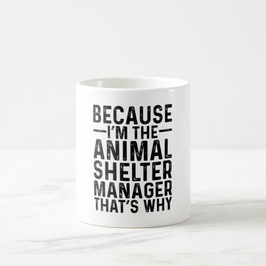 Denn ich bin der Ambulanzleiter, deshalb Kaffeetasse (Mittel)