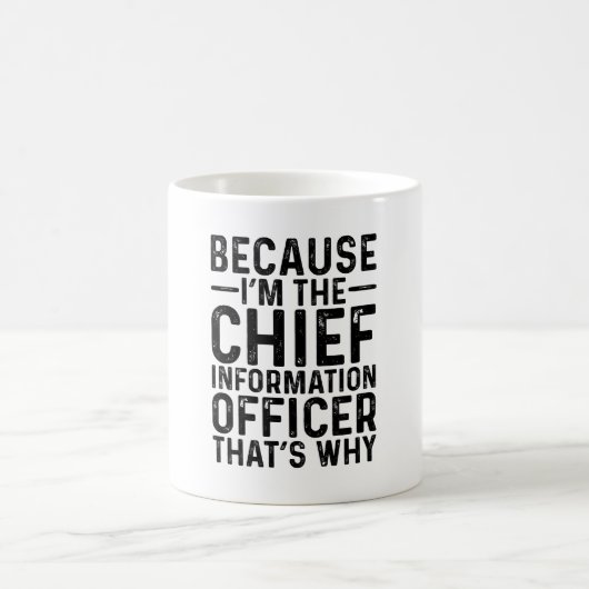 Denn ich bin der oberste Informationsbeauftragte, Kaffeetasse (Mittel)