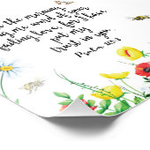 Denn ich habe mein Vertrauen in dich gesetzt Fotodruck (Ecke)